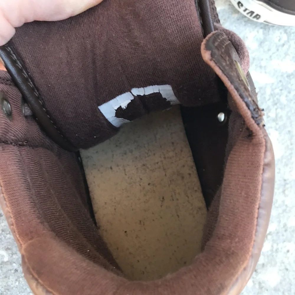 CONVERSE Chuck Taylor Padded Collar High 4 Farben Brown Leather Shoes | …